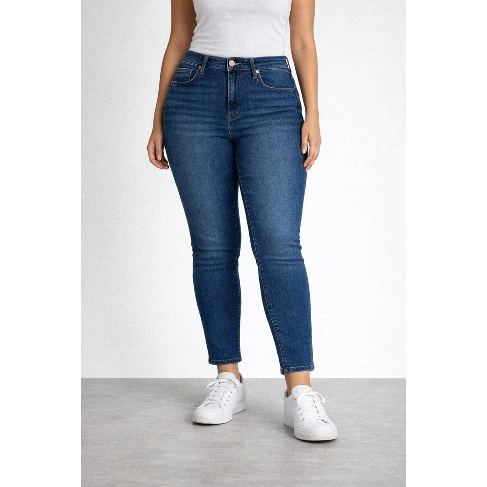 Universal Thread Womens‎ High-Rise Skinny Jeans Medium Wash Blue Size 14 Regular